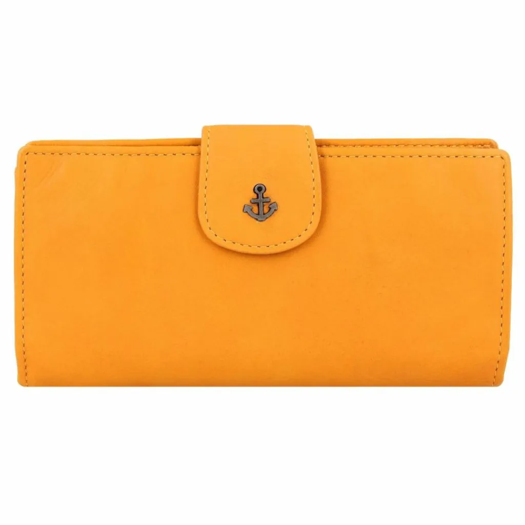 Harbour 2nd Damengeldbörsen Querformat<Anchor Love Melodie Geldbörse Leder 19.6 cm oriental mustard