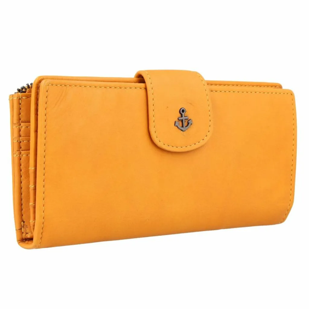 Harbour 2nd Damengeldbörsen Querformat<Anchor Love Melodie Geldbörse Leder 19.6 cm oriental mustard