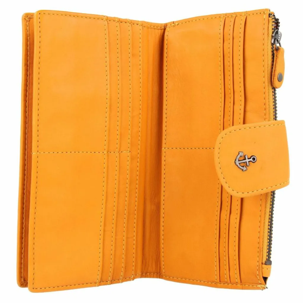 Harbour 2nd Damengeldbörsen Querformat<Anchor Love Melodie Geldbörse Leder 19.6 cm oriental mustard