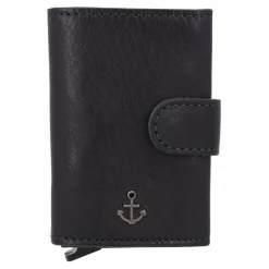 Best Harbour 2nd Anchor Love Robin 2 Kreditkartenetui RFID Schutz Leder 6 cm midnight navy