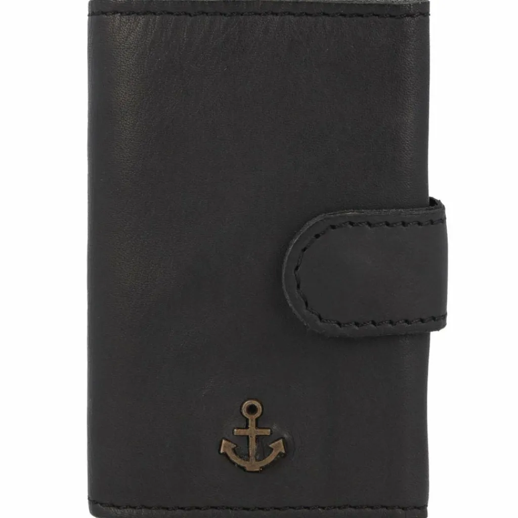 Harbour 2nd Anchor Love Robin 2 Kreditkartenetui RFID Schutz Leder 6 cm dark ash