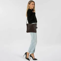 Harbour 2nd Umhängetaschen<Anchor Love Vera Umhängetasche Leder 34 cm chocolate brown