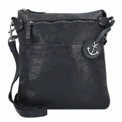 Sale Harbour 2nd Anchor Love Zora Umhängetasche Leder 26 cm midnight navy