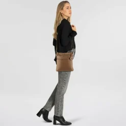 Harbour 2nd Umhängetaschen<Anchor Love Zora Umhängetasche Leder 26 cm spicy ginger