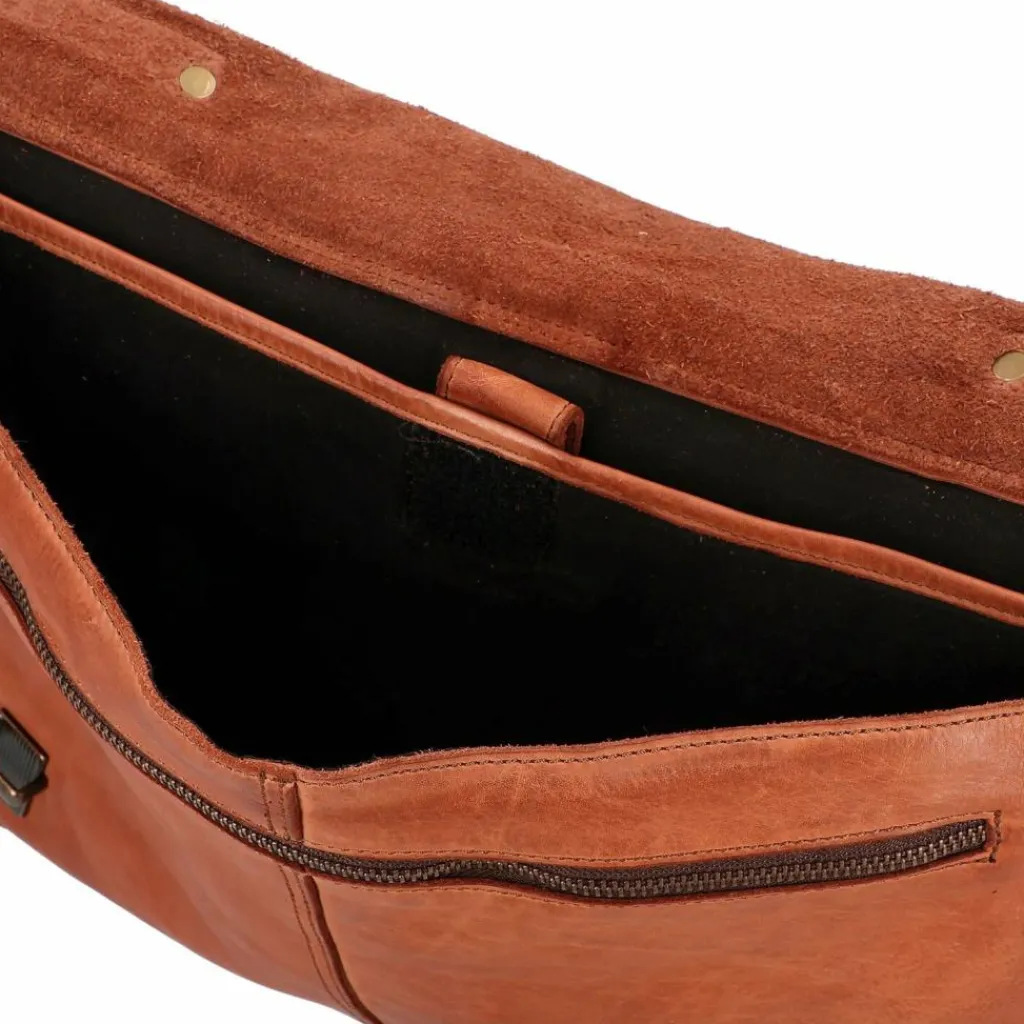 Sale Harbour 2nd Ashton Messenger Leder 25 cm Laptopfach charming cognac