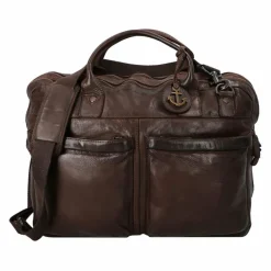 Outlet Harbour 2nd Balthazar Aktentasche Leder 42 cm Laptopfach chocolate brown