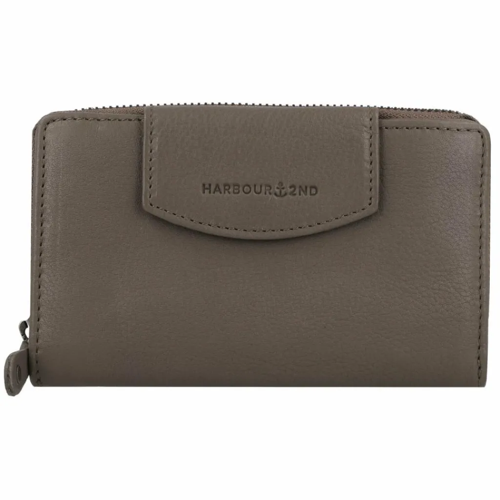 Harbour 2nd Damengeldbörsen Querformat<Belana Geldbörse RFID Schutz Leder 16 cm dusty taupe