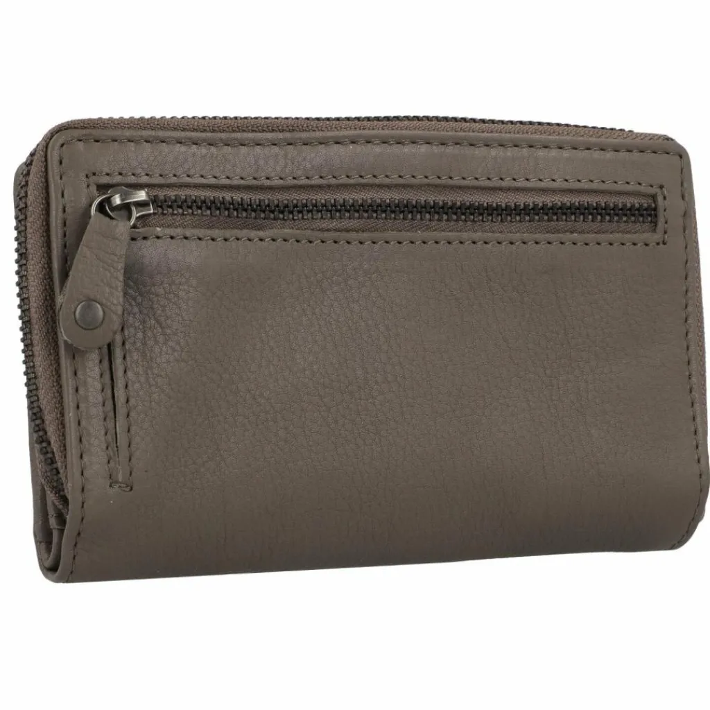 Harbour 2nd Damengeldbörsen Querformat<Belana Geldbörse RFID Schutz Leder 16 cm dusty taupe