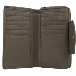 Harbour 2nd Damengeldbörsen Querformat<Belana Geldbörse RFID Schutz Leder 16 cm dusty taupe