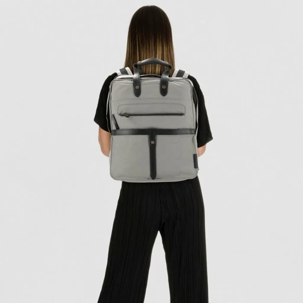 Discount Harbour 2nd City Canvas Francis Daypack 41 cm Laptopfach grey-black