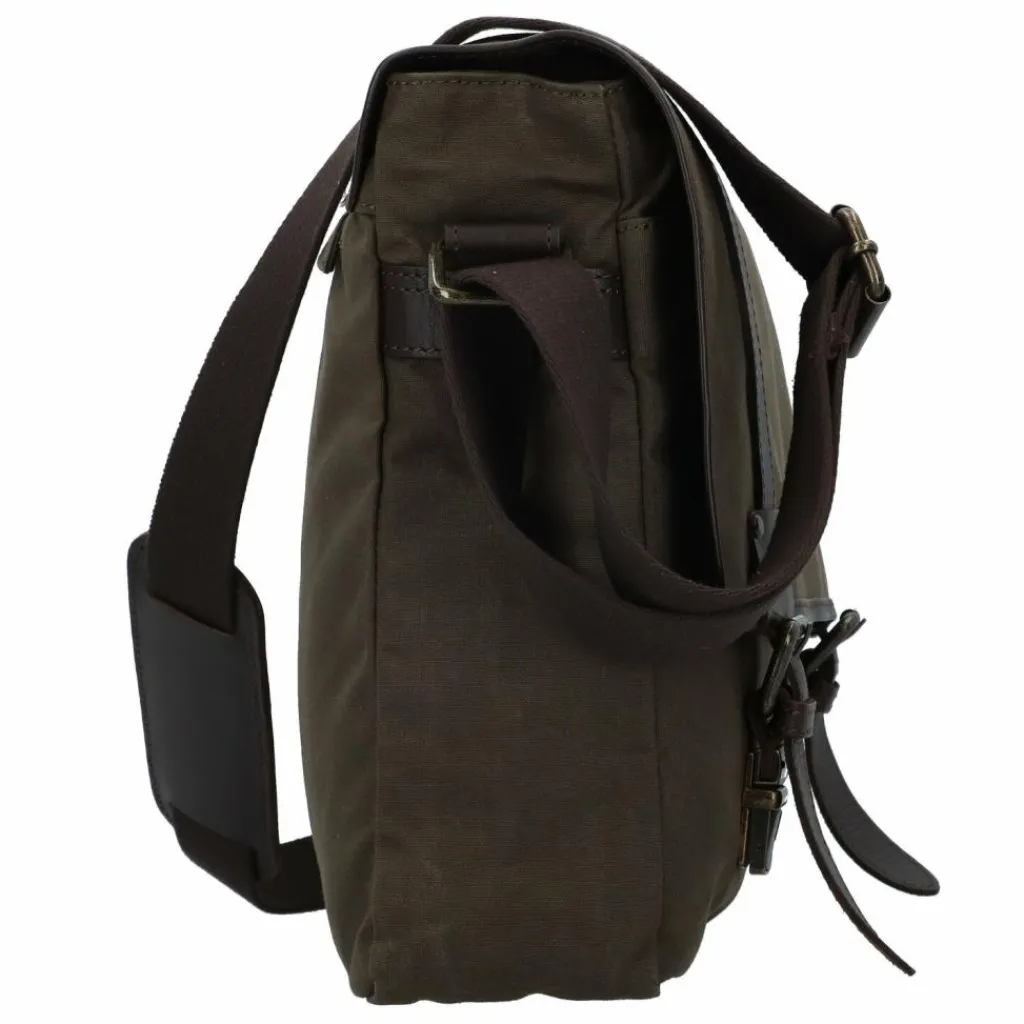 Harbour 2nd Messenger Bags|Laptoptaschen<City Canvas Yale Aktentaschen Messenger 37 cm Laptopfach olive brown