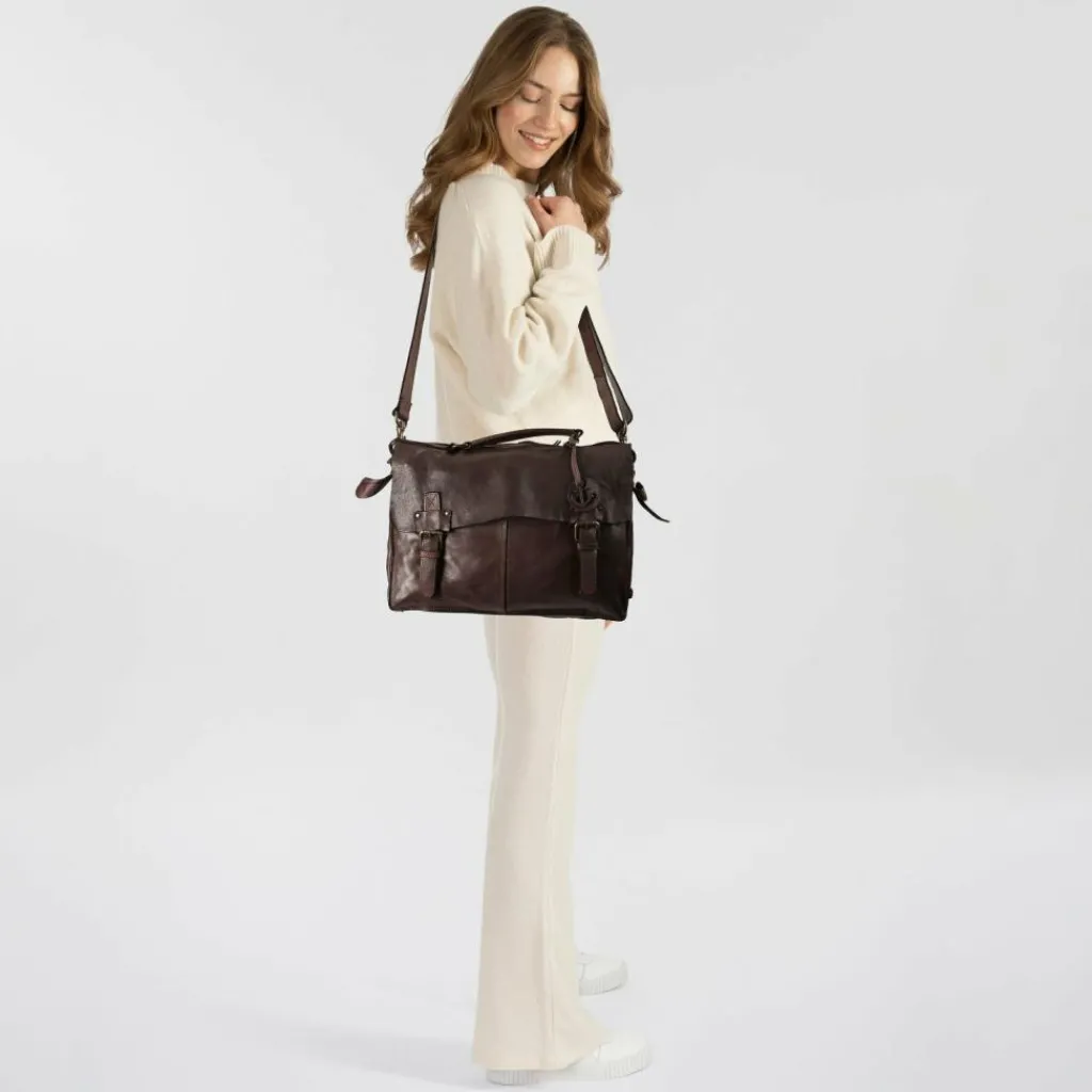 Harbour 2nd Messenger Bags|Laptoptaschen<Cool Casual Aktentaschen Messenger Leder 36 cm Laptopfach chocolate brown