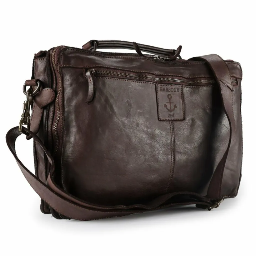 Harbour 2nd Messenger Bags|Laptoptaschen<Cool Casual Aktentaschen Messenger Leder 36 cm Laptopfach chocolate brown