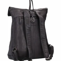 Online Harbour 2nd Cool Casual Albatros Rucksack Leder 40 cm dark ash