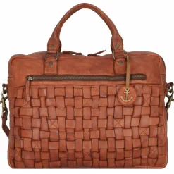 Harbour 2nd Laptoptaschen|Aktentaschen<Cool Casual Aris Aktentasche Leder 40 cm Laptopfach charming cognac