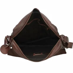 Online Harbour 2nd Cool Casual Funchal Umhängetasche Leder 28 cm chocolate brown