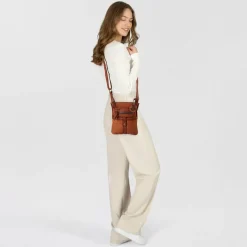 Harbour 2nd Umhängetaschen<Cool Casual Umhängetasche Leder 18.5 cm charming cognac