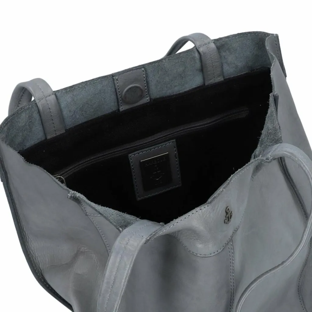 Outlet Harbour 2nd Elbe 1 Shopper Tasche Leder 29 cm new denim