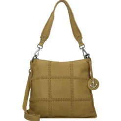 Harbour 2nd Fashion Lights Xanthe Schultertasche Leder 33 cm mild pistachio