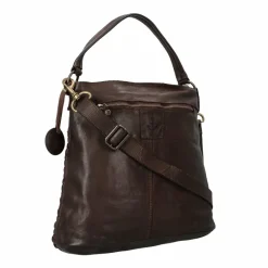 Harbour 2nd Schultertaschen<Iris-Up Schultertasche Leder 29 cm chocolate brown