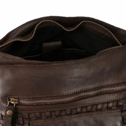Harbour 2nd Schultertaschen<Iris-Up Schultertasche Leder 29 cm chocolate brown