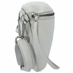 Harbour 2nd Just Pure Evi Umhängetasche Leder 28 cm frost grey