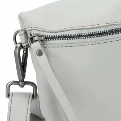 Harbour 2nd Just Pure Evi Umhängetasche Leder 28 cm frost grey