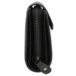 Outlet Harbour 2nd Just Pure Geldbörse RFID Schutz Leder 13 cm darkash