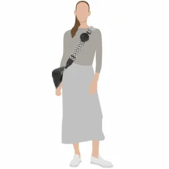 Outlet Harbour 2nd Just Pure Isabeau Gürteltasche Leder 29 cm dark ash