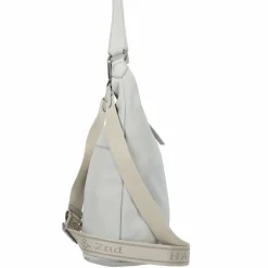 Sale Harbour 2nd Just Pure Kiana Schultertasche Leder 37 cm frost grey