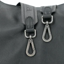 New Harbour 2nd Just Pure Kiana Schultertasche Leder 37 cm dark ash