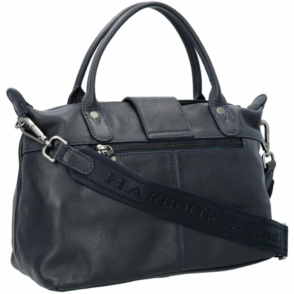 Hot Harbour 2nd Just Pure Liane Handtasche Leder 31 cm midnight navy