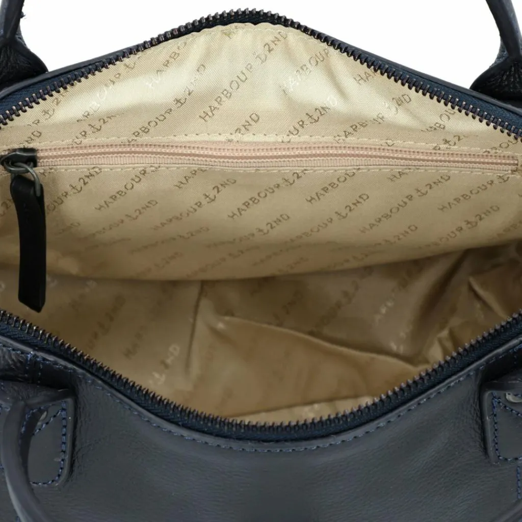 Hot Harbour 2nd Just Pure Liane Handtasche Leder 31 cm midnight navy