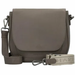 Harbour 2nd Just Pure Lili Umhängetasche Leder 26 cm dusty taupe