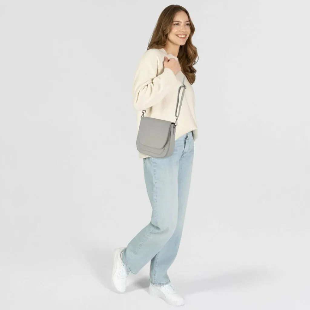 Harbour 2nd Umhängetaschen<Just Pure Lili Umhängetasche Leder 26 cm frost grey