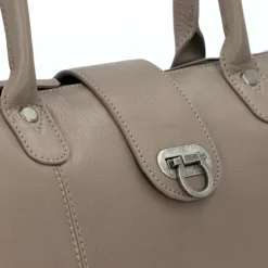 Harbour 2nd Shopper|Schultertaschen<Just Pure Malin Shopper Tasche Leder 40 cm dusty taupe