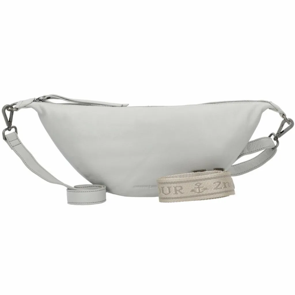 Clearance Harbour 2nd Just Pure Novalie Umhängetasche Leder 43 cm frost grey