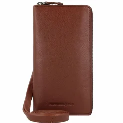 Discount Harbour 2nd Just Pure Pamela Geldbörse RFID Schutz Leder 19.5 cm charming cognac
