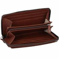 Discount Harbour 2nd Just Pure Pamela Geldbörse RFID Schutz Leder 19.5 cm charming cognac