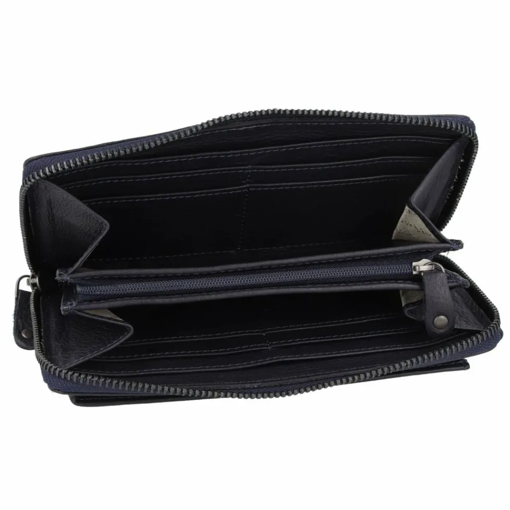 Best Harbour 2nd Just Pure Pamela Geldbörse RFID Schutz Leder 19.5 cm midnight navy