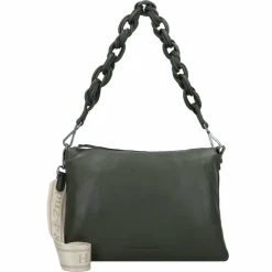 Best Harbour 2nd Just Pure Schultertasche Leder 35 cm forest green
