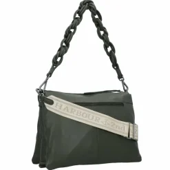 Best Harbour 2nd Just Pure Schultertasche Leder 35 cm forest green