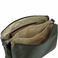 Best Harbour 2nd Just Pure Schultertasche Leder 35 cm forest green