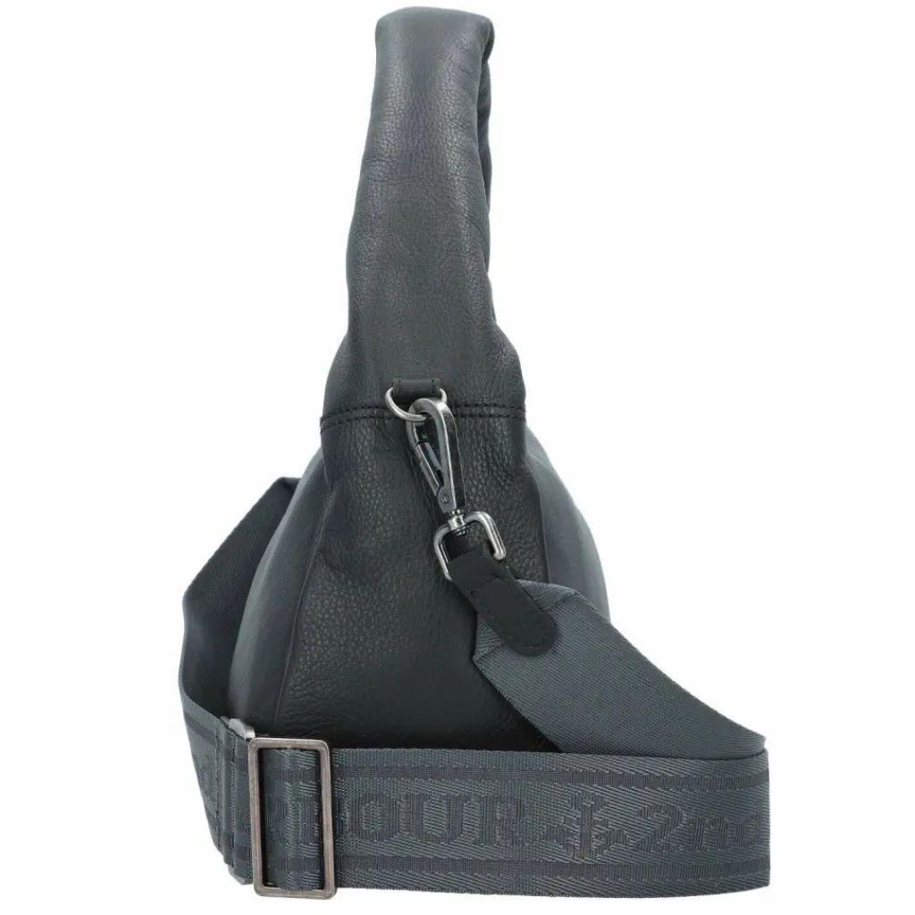 Harbour 2nd Schultertaschen<Just Pure Schultertasche Leder 29 cm darkash