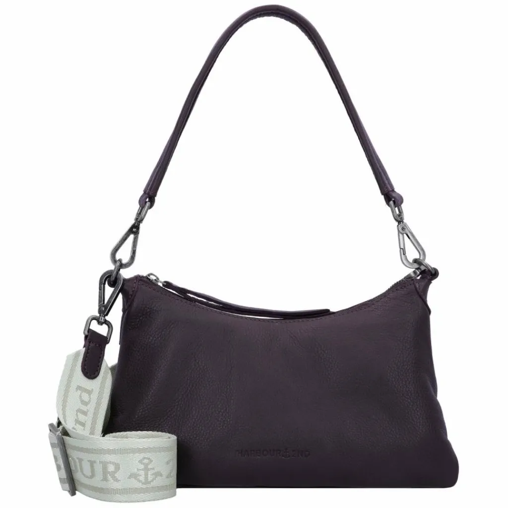 Harbour 2nd Schultertaschen<Just Pure Schultertasche Leder 32.5 cm deep purple