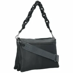 Harbour 2nd Schultertaschen<Just Pure Schultertasche Leder 35 cm darkash
