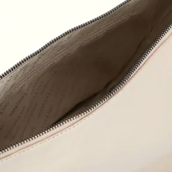 Discount Harbour 2nd Just Pure Umhängetasche Leder 46 cm coffee cream