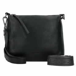 Hot Harbour 2nd Just Pure Zarifa Umhängetasche Leder 24 cm dark ash