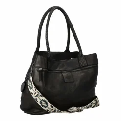 Harbour 2nd Schultertaschen<Leontina Schultertasche Leder 40 cm dark ash