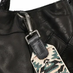 Harbour 2nd Schultertaschen<Leontina Schultertasche Leder 40 cm dark ash